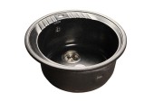 GRANFEST Мойка RONDO 520  1-чаша D-520мм черный арт.GF- GRANFEST Мойка RONDO 520  1-чаша D-520мм черный арт.GF-