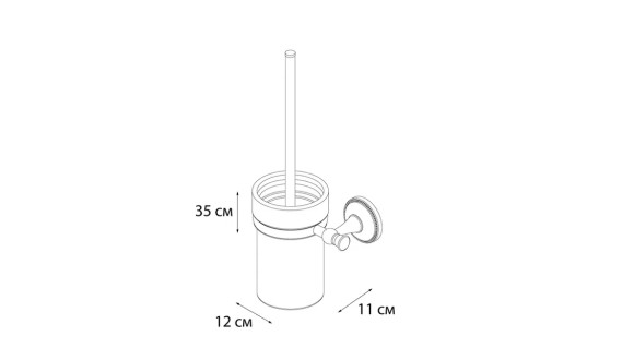 Ерш для туалета Grampus Alfa GR-9513