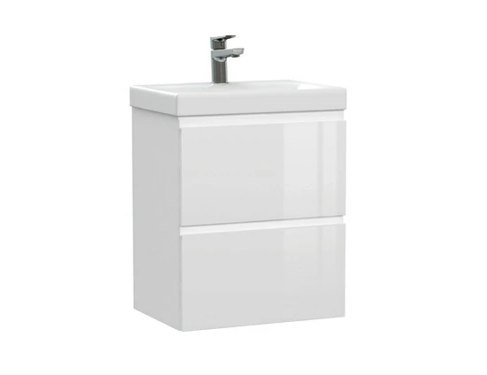 Тумба под раковину подвесная MODUO 50 для MODUO SLIM 50 узкая белый Тумба под раковину подвесная MODUO 50 для MODUO SLIM 50 узкая белый