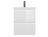 Тумба под раковину подвесная MODUO 50 для MODUO SLIM 50 узкая белый
