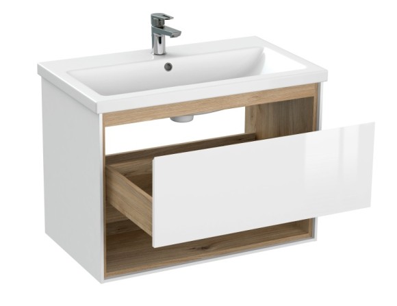 Тумба под раковину подвесная LOUNA 80 для COMO 80 белый