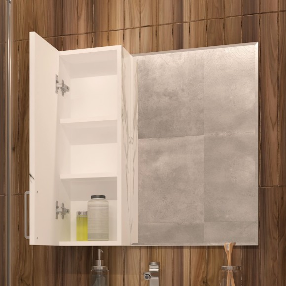 70 Зеркало-шкаф "Era 70" Монте белый