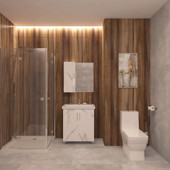 70 Зеркало-шкаф "Era 70" Монте белый