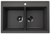 Мойка ULGRAN Quartz Ruma 780-09, асфальт