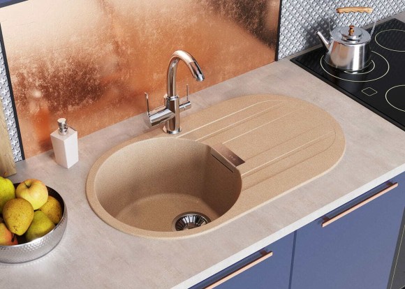 Кухонная мойка TOLERO Loft TL-780 (№001 (Сер. мет))