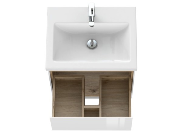 Тумба под раковину подвесная LOUNA 60 для COMO 60 белый