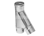 Ферум Тройник-К 135* (нерж. сталь 0,5мм) Ф200 Ферум Тройник-К 135* (нерж. сталь 0,5мм) Ф200