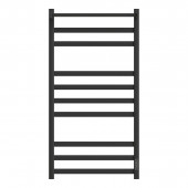 Полотенцесушитель электрический Point Меркурий PN83850PB П9 500x1000 с полкой, диммер справа, черный