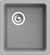 EWIGSTEIN Мойка 3540 подстольный монтаж 1-чаша 420*460мм серый  металлик арт.EW-