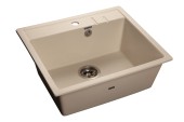 GRANFEST Мойка QUADRO 560 1-чаша 558*498мм белый арт.GF- GRANFEST Мойка QUADRO 560 1-чаша 558*498мм белый арт.GF-
