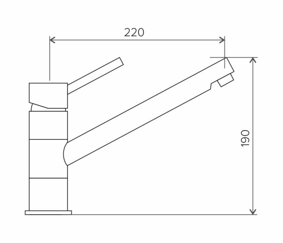 Смеситель кухонный TOLERO Tenerife