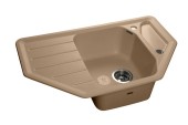 GRANFEST Мойка CORNER 800E  угловая 800*500мм топаз арт.GF-C