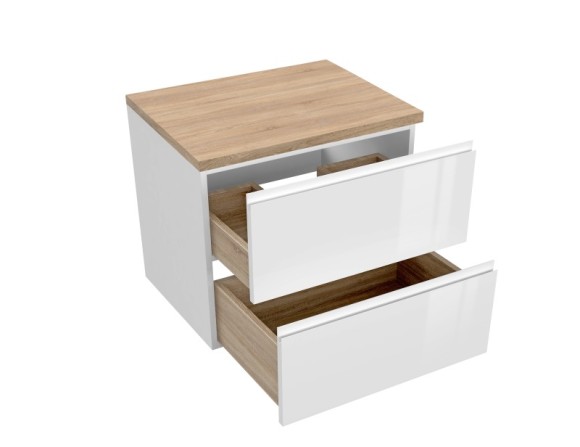 Тумба под раковину для устройства под столешницу подвесная MODUO 60 для MODUO 60 белый