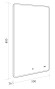 Зеркало POINT, 50x80 см, сенсорный выключатель, LED-подсветка Зеркало POINT, 50x80 см, сенсорный выключатель, LED-подсветка