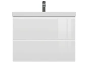 Тумба под раковину подвесная MODUO 80 для MODUO SLIM 80 узкая белый