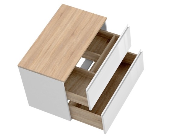 Тумба под раковину для устройства под столешницу подвесная MODUO 80 для MODUO 80 белый