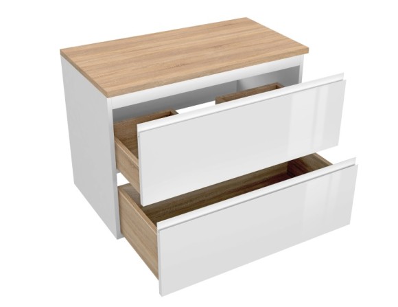 Тумба под раковину для устройства под столешницу подвесная MODUO 80 для MODUO 80 белый