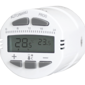 Термостат радиаторный TEPLOCOM TS-Prog-R,LCD программир., питание 2х2АА Термостат радиаторный TEPLOCOM TS-Prog-R,LCD программир., питание 2х2АА