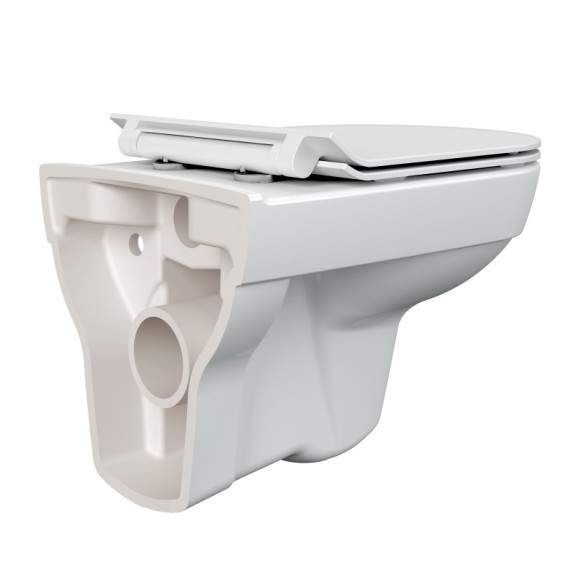 Подвесной унитаз CITY Clean On DPL EO slim