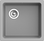 EWIGSTEIN Мойка 4540 подстольный монтаж 1-чаша 490*440мм серый  металлик арт.EW-
