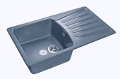 GRANFEST Мойка STANDART 850L  1-чаша+крыло 850*495мм графит арт.GF-