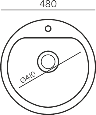 Кухонная мойка QUARTZBOND BOND-480 (Дым)