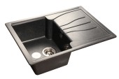 GRANFEST Мойка STANDART 680L  1-чаша+крыло 680*500мм черный арт.GF- GRANFEST Мойка STANDART 680L  1-чаша+крыло 680*500мм черный арт.GF-