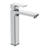 Смеситель для раковины высокий GEO однорычажный клик клак Смеситель для раковины высокий GEO однорычажный клик клак