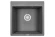 5102, ГРАФИТ (ЧЁРНО-СЕРЫЙ), кухонная мойка, кварц