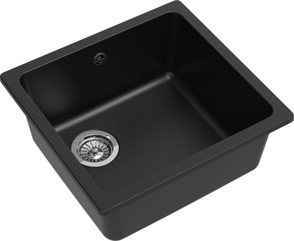 EWIGSTEIN Мойка 4540 подстольный монтаж 1-чаша 490*440мм черный арт.EW-