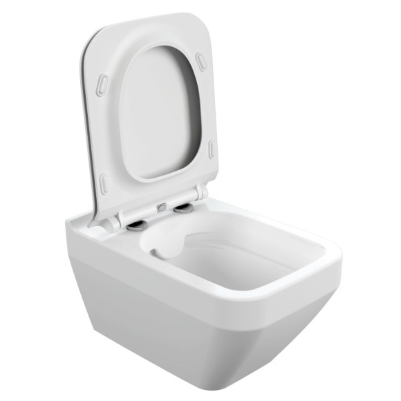 Подвесной унитаз CREA SQUARE Clean On DPL EO slim