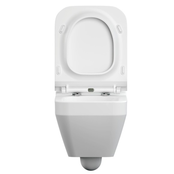 Подвесной унитаз CREA SQUARE Clean On DPL EO slim