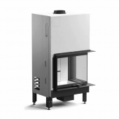 Каминная дровяная топка MCZ Plasma 75 sx угловое стекло правое