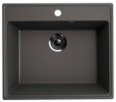 Мойка ULGRAN Quartz Forte 580-09, асфальт