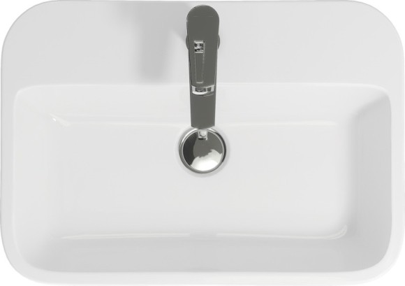 Раковина на столешницу CASPIA 60 SQUARE 1 отв.