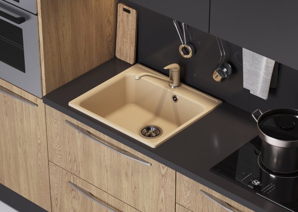 Кухонная мойка QUARTZBOND BOND-530 (Дым)