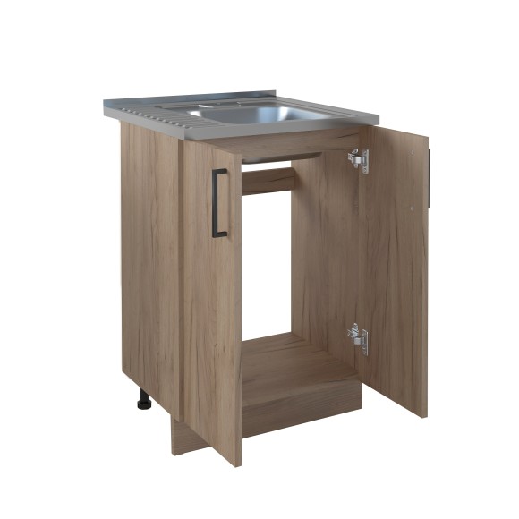 600 Стол под мойку - Дуб Бунратти (мойки 60*50, 60*60)