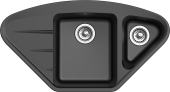 EWIGSTEIN Мойка WINK 80KF  угловая 1,5-чаши+крыло 960*520мм черный арт.EW- EWIGSTEIN Мойка WINK 80KF  угловая 1,5-чаши+крыло 960*520мм черный арт.EW-