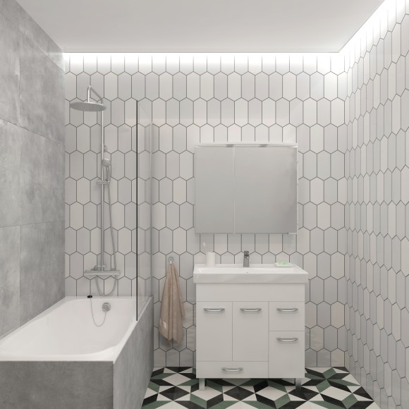 80 Зеркало-шкаф "Cosmo 80" 80 Зеркало-шкаф "Cosmo 80"