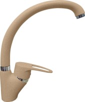 GRANFEST Смеситель для кухни боковой D-40мм песочный арт.