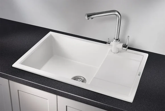 7805, АРКТИК (БЕЛЫЙ), кухонная мойка, кварц