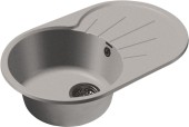 GRANFEST Мойка RONDO 750L  1-чаша+крыло 750*460мм серый арт.GF- GRANFEST Мойка RONDO 750L  1-чаша+крыло 750*460мм серый арт.GF-