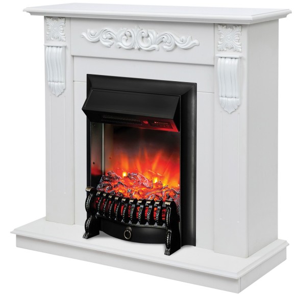 Электрокамин RealFlame Dominica WT с Fobos s Lux BL