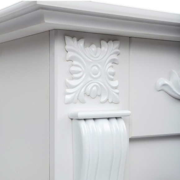 Электрокамин RealFlame Dominica WT с Fobos s Lux BL