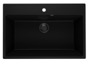 Мойка ULGRAN Quartz Forte 760-07, уголь