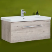 Тумба BIG INN, 65 см, подвесная, 1 ящик + выдвижной внутренний ящик, дуб кантри Тумба BIG INN, 65 см, подвесная, 1 ящик + выдвижной внутренний ящик, дуб кантри