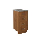 400 Стол рабочий/разделочный (4 ящика) - ольха (40х84х43) 400 Стол рабочий/разделочный (4 ящика) - ольха (40х84х43)