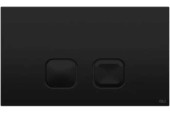 Панель механическая двойная OLI PLAIN, пластик, черный soft touch Панель механическая двойная OLI PLAIN, пластик, черный soft touch