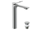 Смеситель для раковины высокий ODRA однорычажный клик клак Смеситель для раковины высокий ODRA однорычажный клик клак