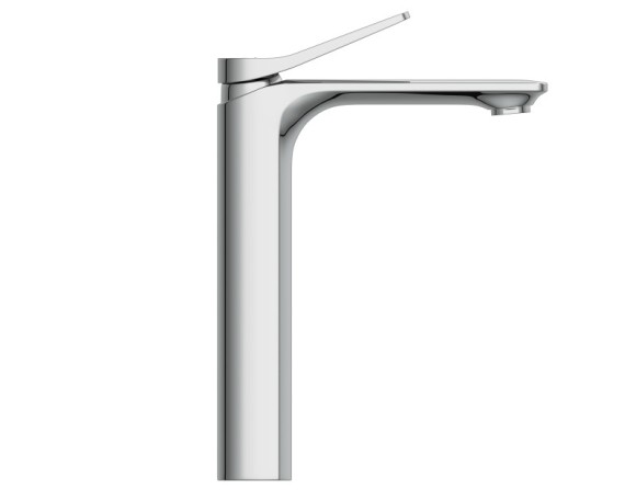 Смеситель для раковины высокий ODRA однорычажный клик клак